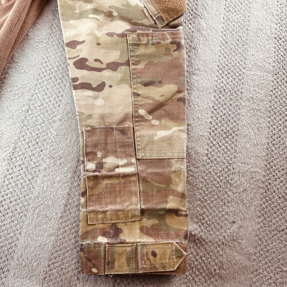 Tru-Spec Multicam/Coyote 1/4 Zip - Cordura Combat Shirt - Size Medium Regular - Picture 5 of 11